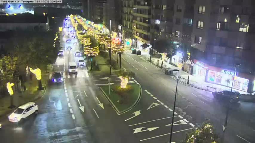 Vigo, Gran Via Avenue & Rua de Tarragona Avenue Live Cam - Pontevedra, Galicia, Spain