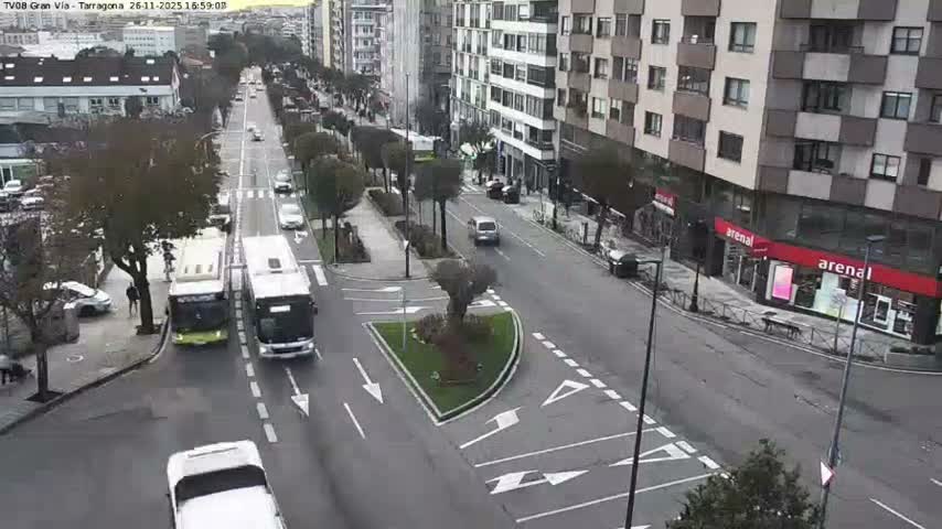 Vigo, Gran Via Avenue & Rua de Tarragona Avenue Live Cam - Pontevedra, Galicia, Spain