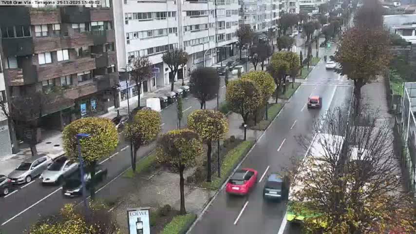 Vigo, Gran Via Avenue & Rua de Tarragona Avenue Live Cam - Pontevedra, Galicia, Spain