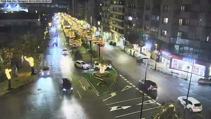 Vigo, Gran Via Avenue & Rua de Tarragona Avenue Live Cam - Pontevedra, Galicia, Spain