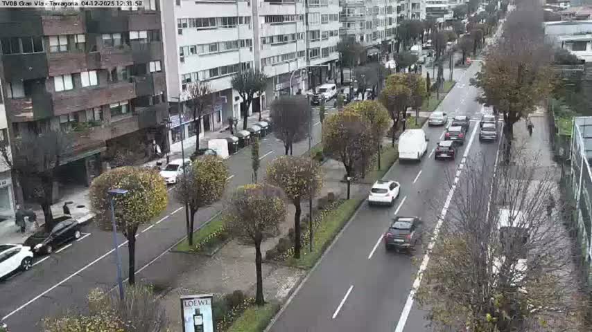 Vigo, Gran Via Avenue & Rua de Tarragona Avenue Live Cam - Pontevedra, Galicia, Spain