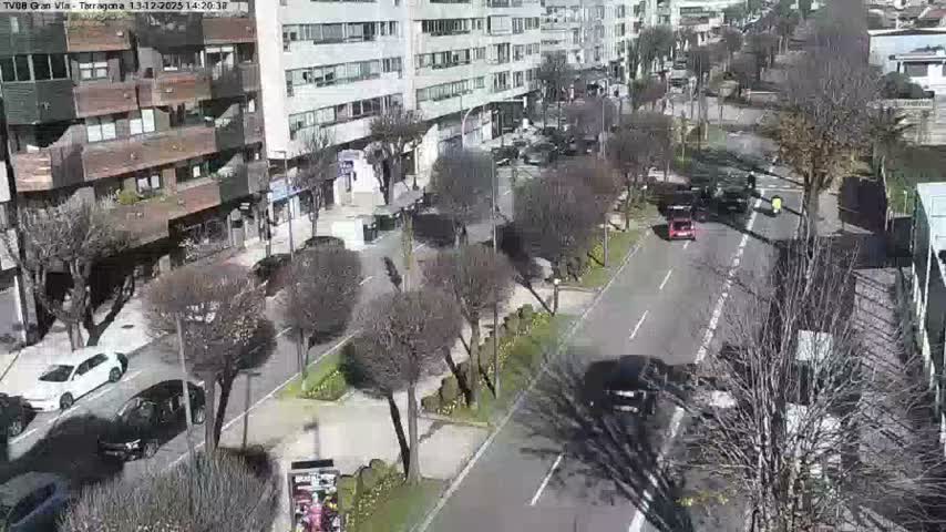 Vigo, Gran Via Avenue & Rua de Tarragona Avenue Live Cam - Pontevedra, Galicia, Spain