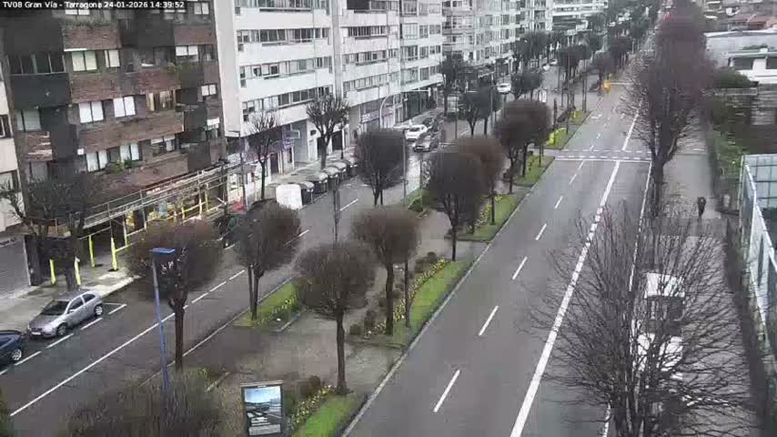 Vigo, Gran Via Avenue & Rua de Tarragona Avenue Live Cam - Pontevedra, Galicia, Spain