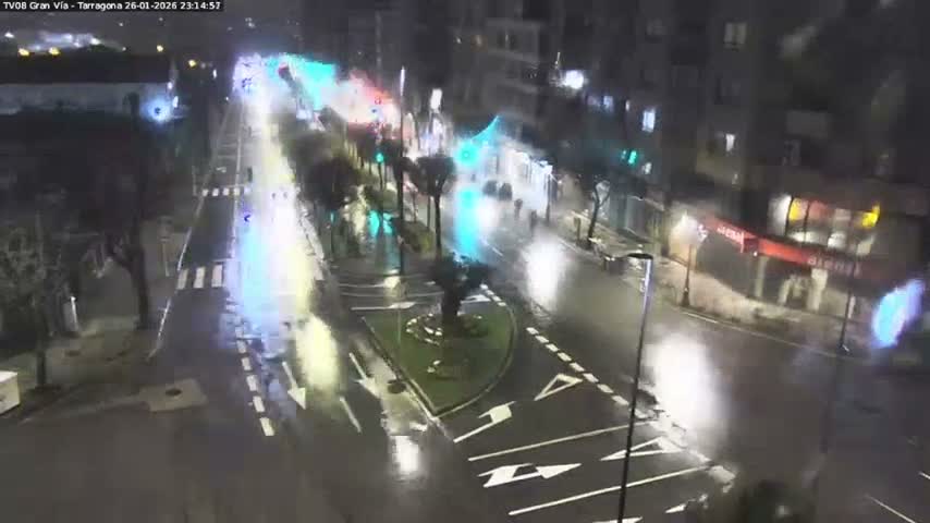 Vigo, Gran Via Avenue & Rua de Tarragona Avenue Live Cam - Pontevedra, Galicia, Spain