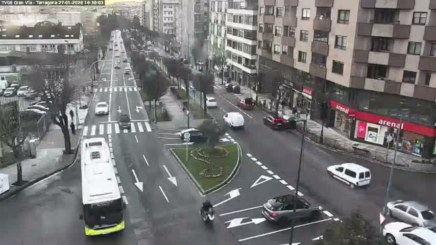Vigo, Gran Via Avenue & Rua de Tarragona Avenue Live Cam - Pontevedra, Galicia, Spain