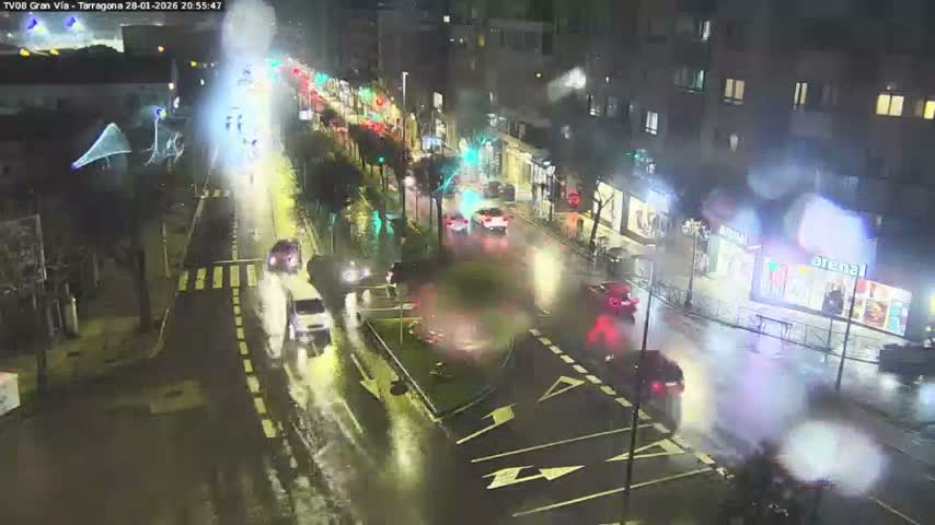 Vigo, Gran Via Avenue & Rua de Tarragona Avenue Live Cam - Pontevedra, Galicia, Spain