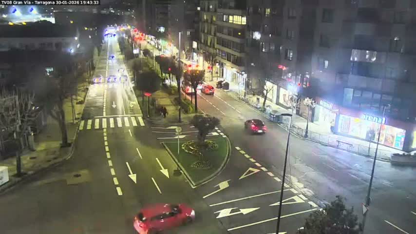Vigo, Gran Via Avenue & Rua de Tarragona Avenue Live Cam - Pontevedra, Galicia, Spain