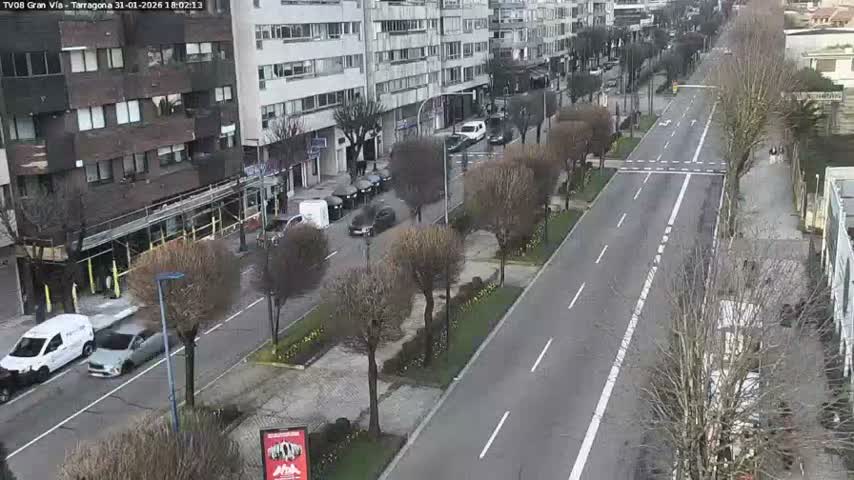 Vigo, Gran Via Avenue & Rua de Tarragona Avenue Live Cam - Pontevedra, Galicia, Spain