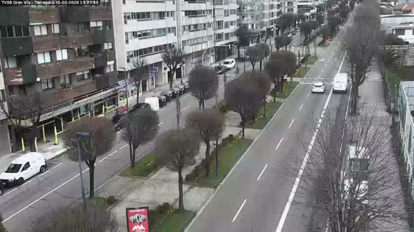 Vigo, Gran Via Avenue & Rua de Tarragona Avenue Live Cam - Pontevedra, Galicia, Spain