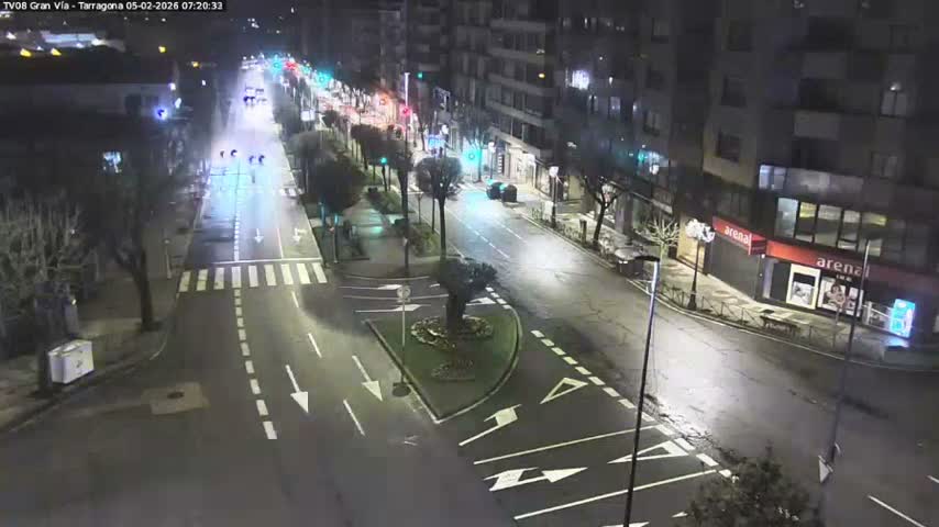 Vigo, Gran Via Avenue & Rua de Tarragona Avenue Live Cam - Pontevedra, Galicia, Spain
