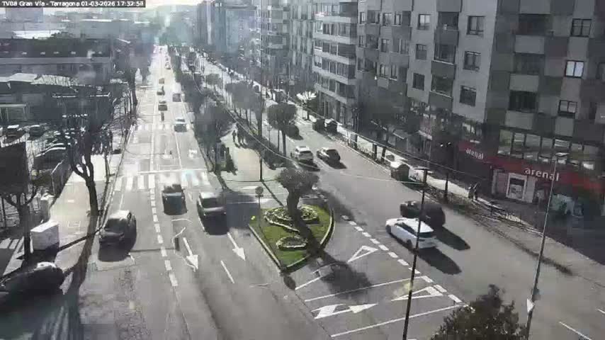 Vigo, Gran Via Avenue & Rua de Tarragona Avenue Live Cam - Pontevedra, Galicia, Spain