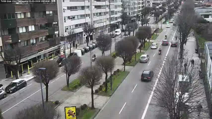 Vigo, Gran Via Avenue & Rua de Tarragona Avenue Live Cam - Pontevedra, Galicia, Spain