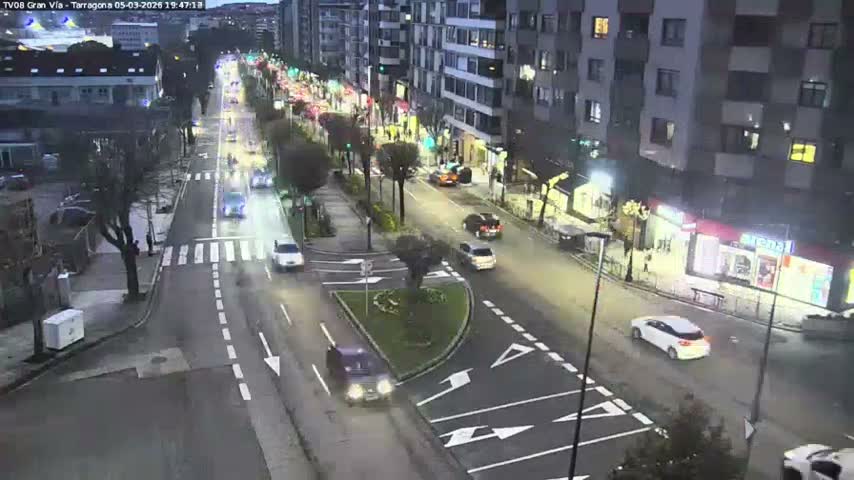 Vigo, Gran Via Avenue & Rua de Tarragona Avenue Live Cam - Pontevedra, Galicia, Spain