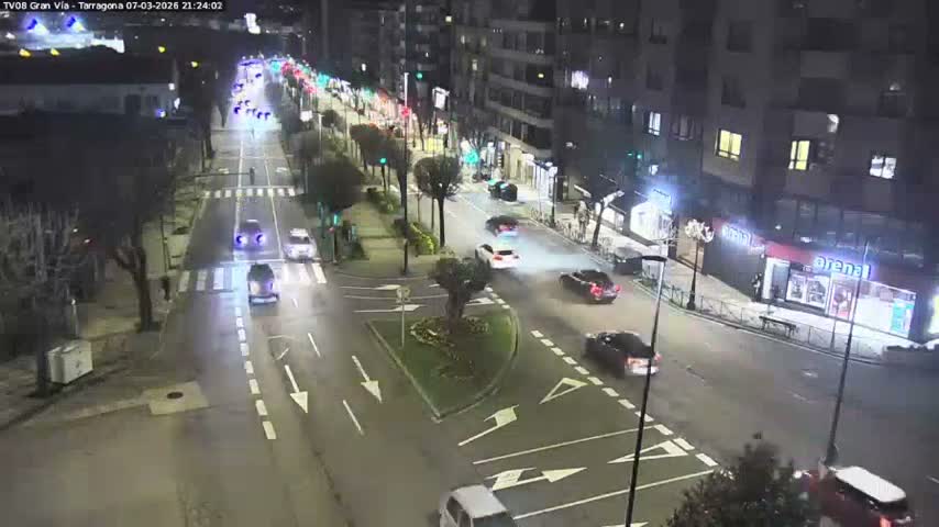 Vigo, Gran Via Avenue & Rua de Tarragona Avenue Live Cam - Pontevedra, Galicia, Spain