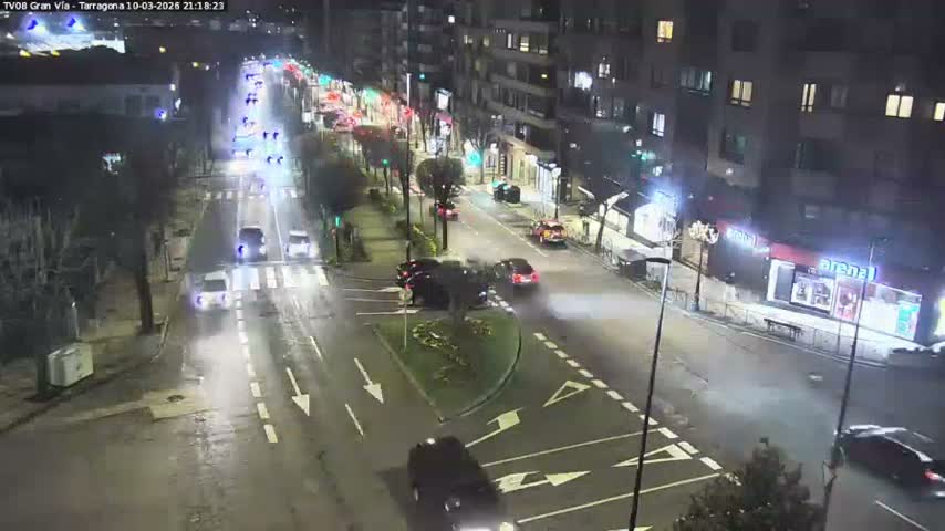 Vigo, Gran Via Avenue & Rua de Tarragona Avenue Live Cam - Pontevedra, Galicia, Spain