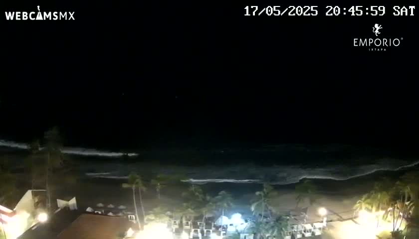 Ixtapa Zihuatanejo, Playa Thalia Beach live Cam - Zihuatanejo de Azueta, Guerrero, Mexico