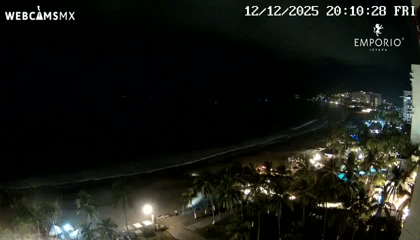 Ixtapa Zihuatanejo, Playa Thalia Beach live Cam - Zihuatanejo de Azueta, Guerrero, Mexico