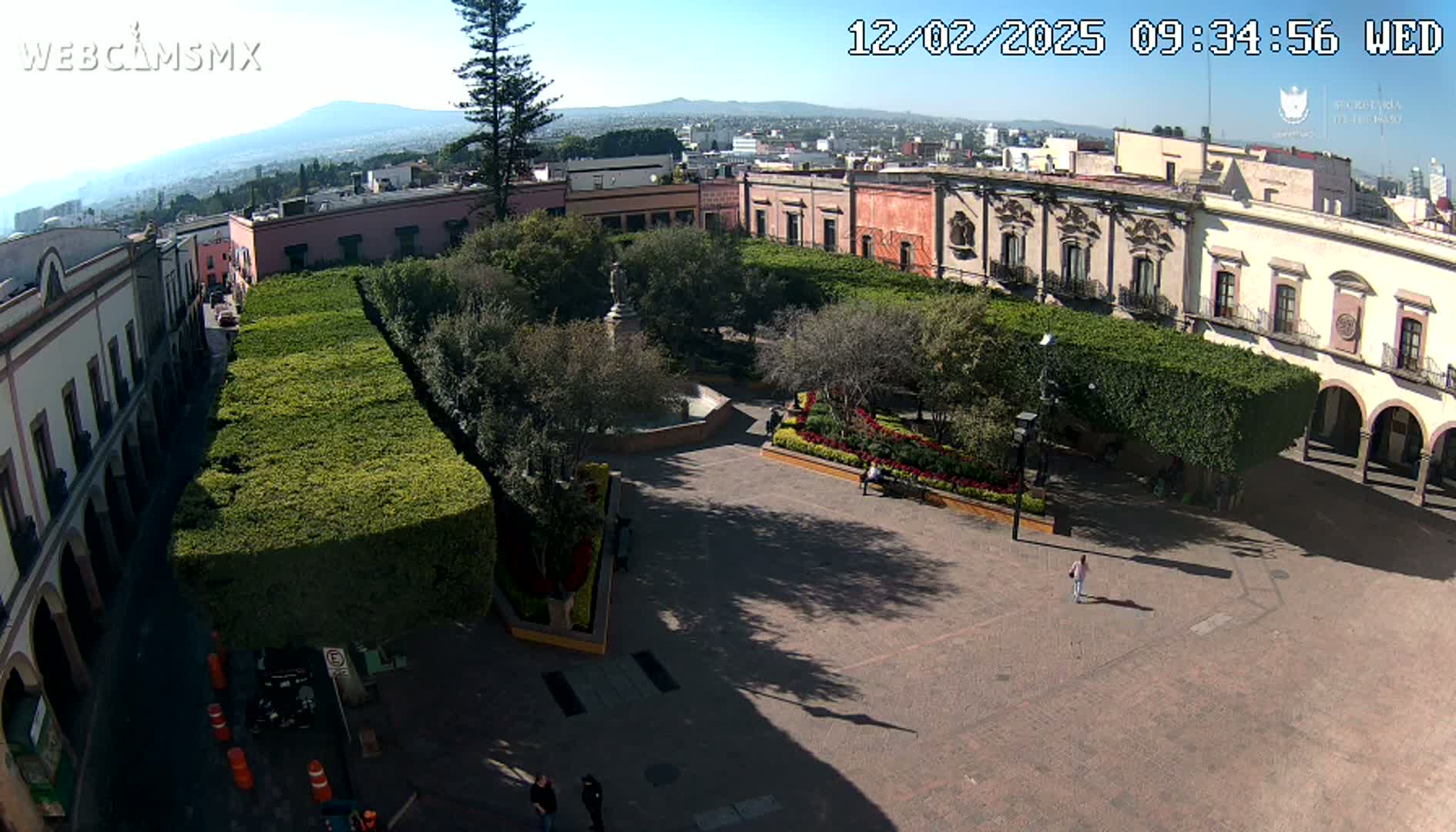 Plaza de Armas de Querétaro Square Live Cam - Santiago de Queretaro, Queretaro, Mexivo