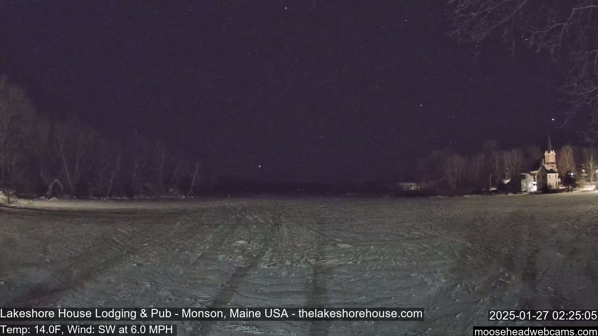 Lake Hebron Live Cam - Monson, Maine, USA