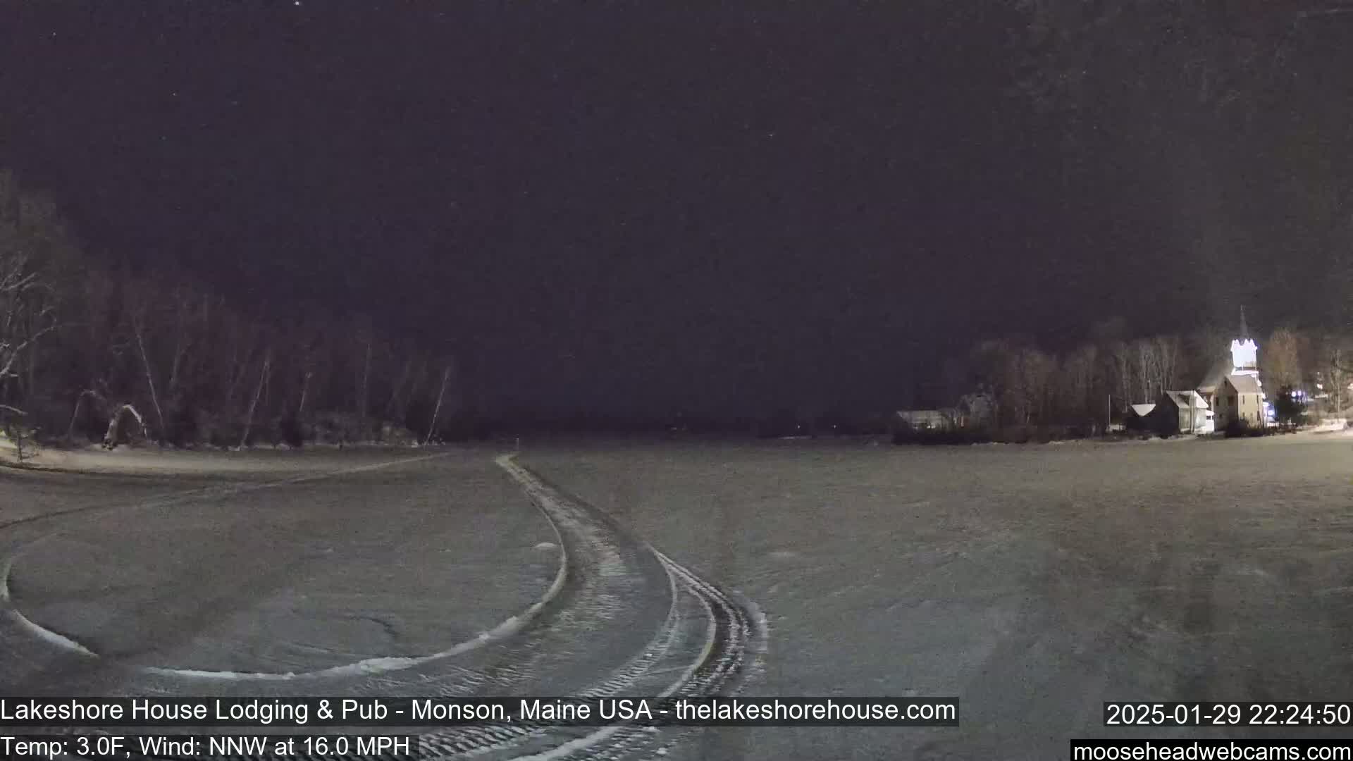 Lake Hebron Live Cam - Monson, Maine, USA