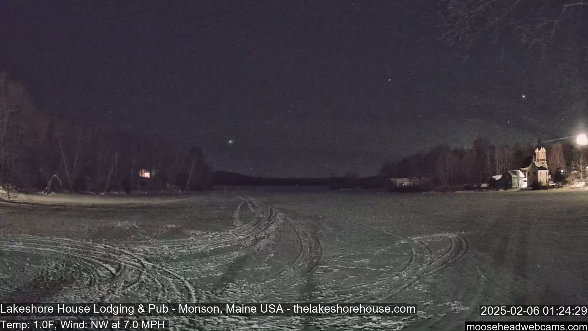 Lake Hebron Live Cam - Monson, Maine, USA