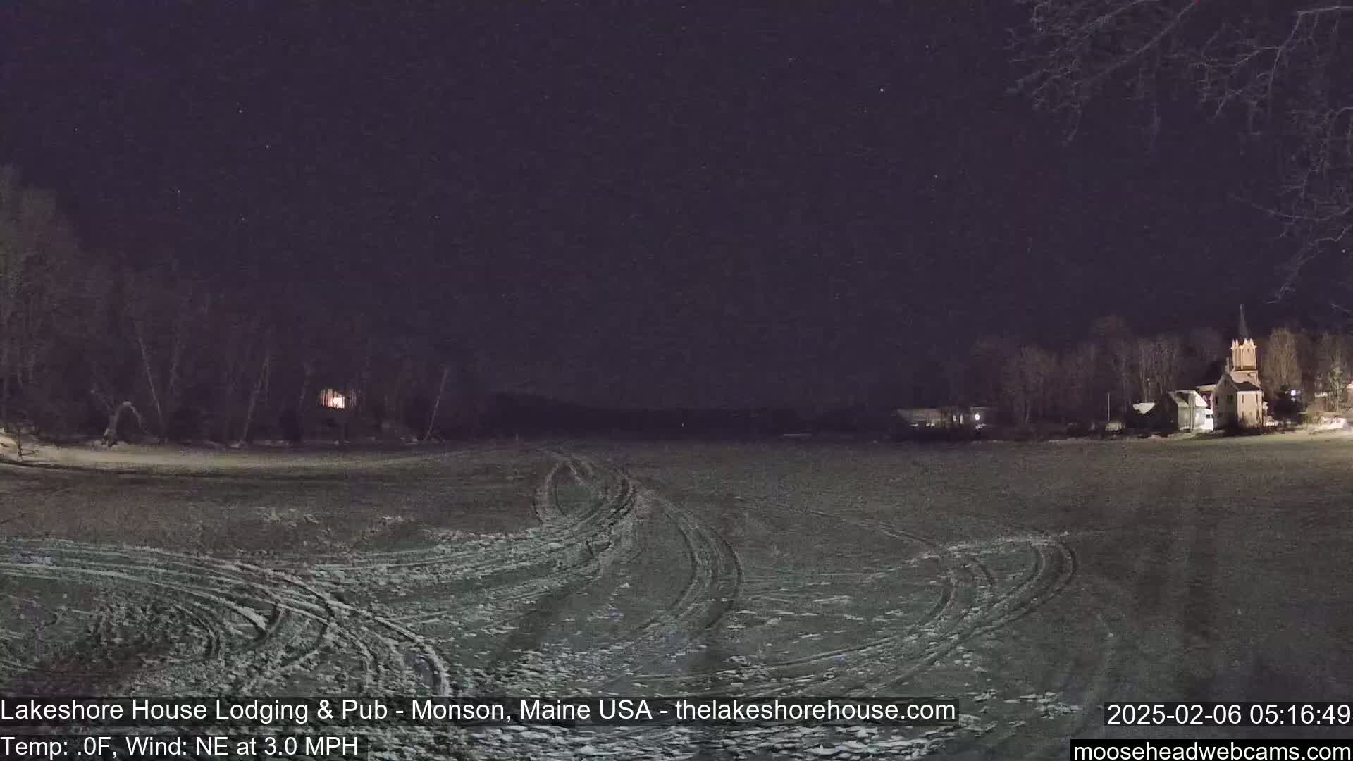 Lake Hebron Live Cam - Monson, Maine, USA