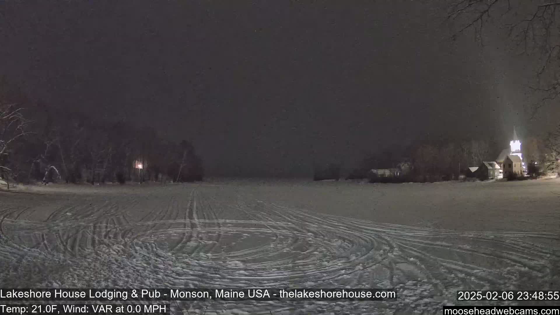 Lake Hebron Live Cam - Monson, Maine, USA