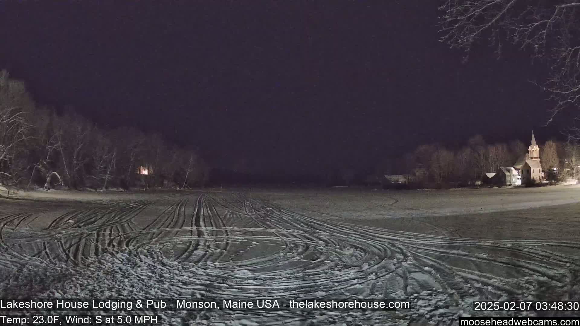 Lake Hebron Live Cam - Monson, Maine, USA