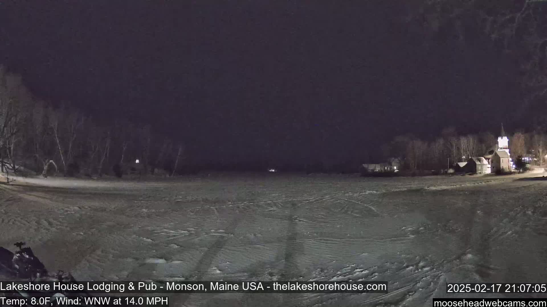 Lake Hebron Live Cam - Monson, Maine, USA