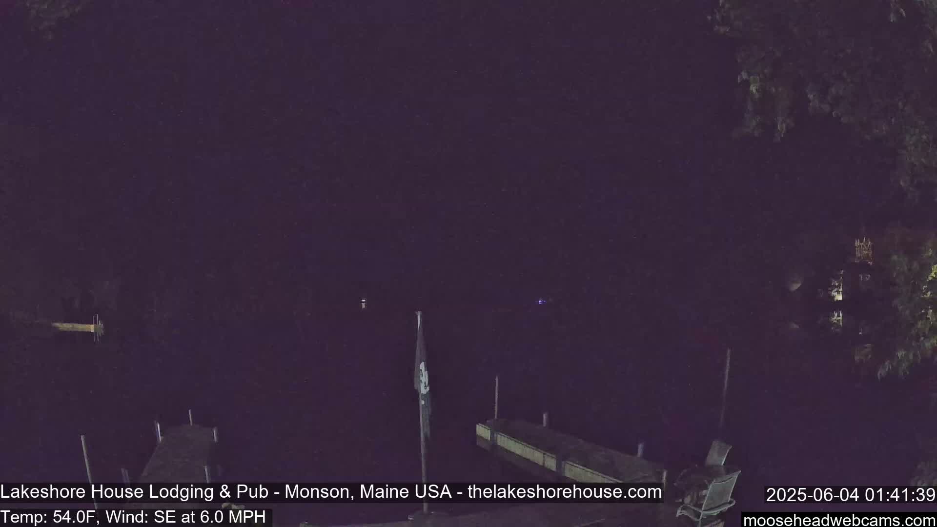Lake Hebron Live Cam - Monson, Maine, USA