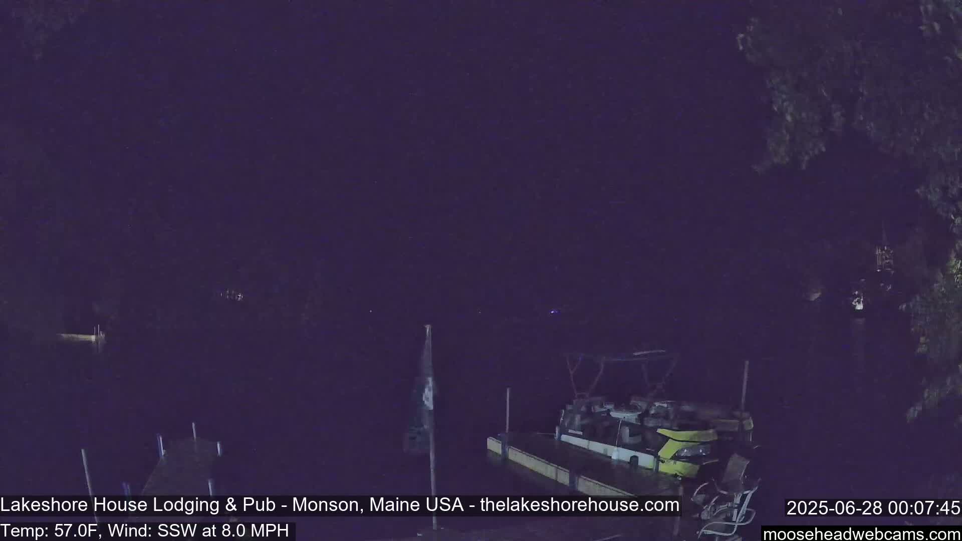 Lake Hebron Live Cam - Monson, Maine, USA