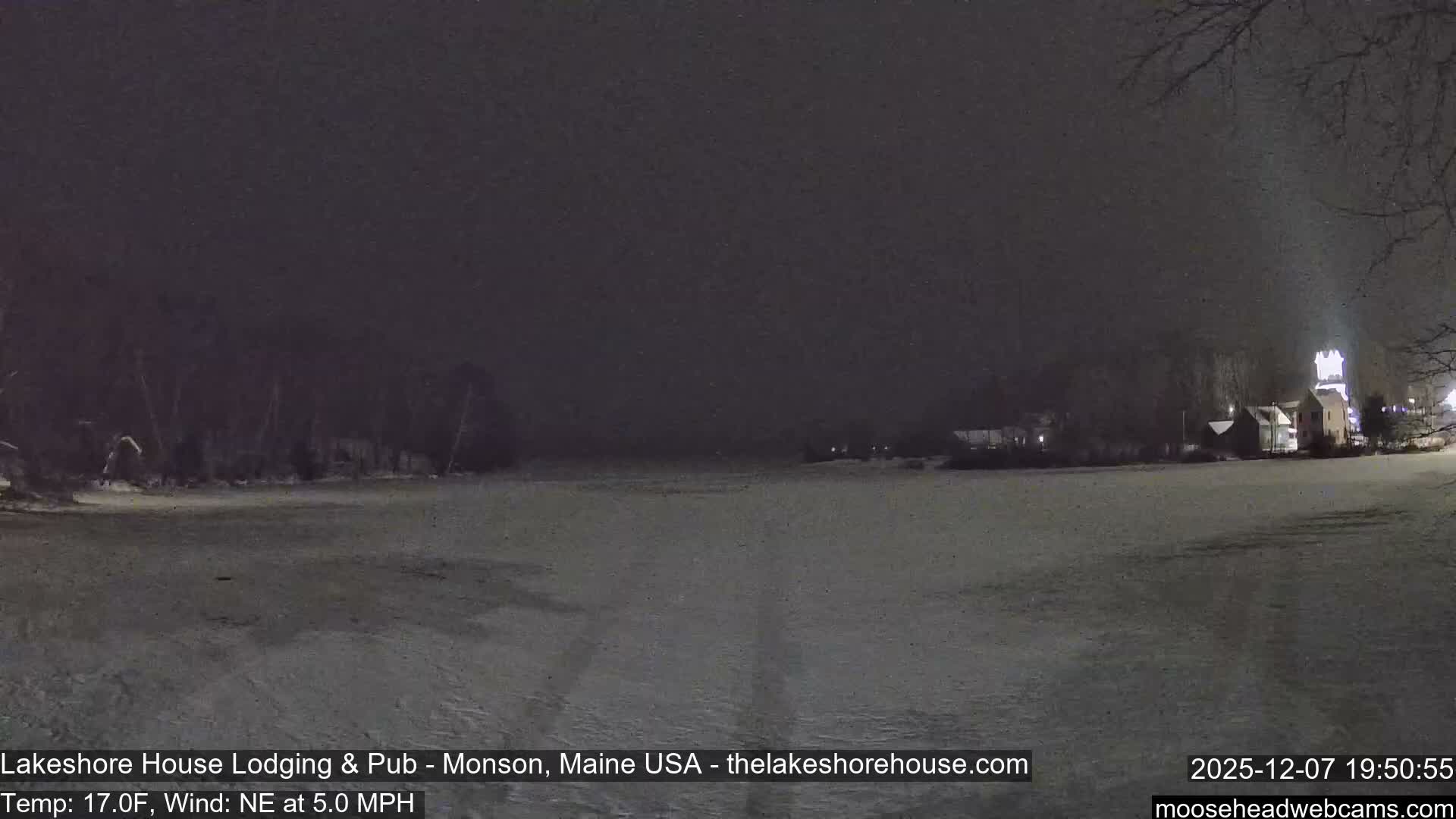 Lake Hebron Live Cam - Monson, Maine, USA
