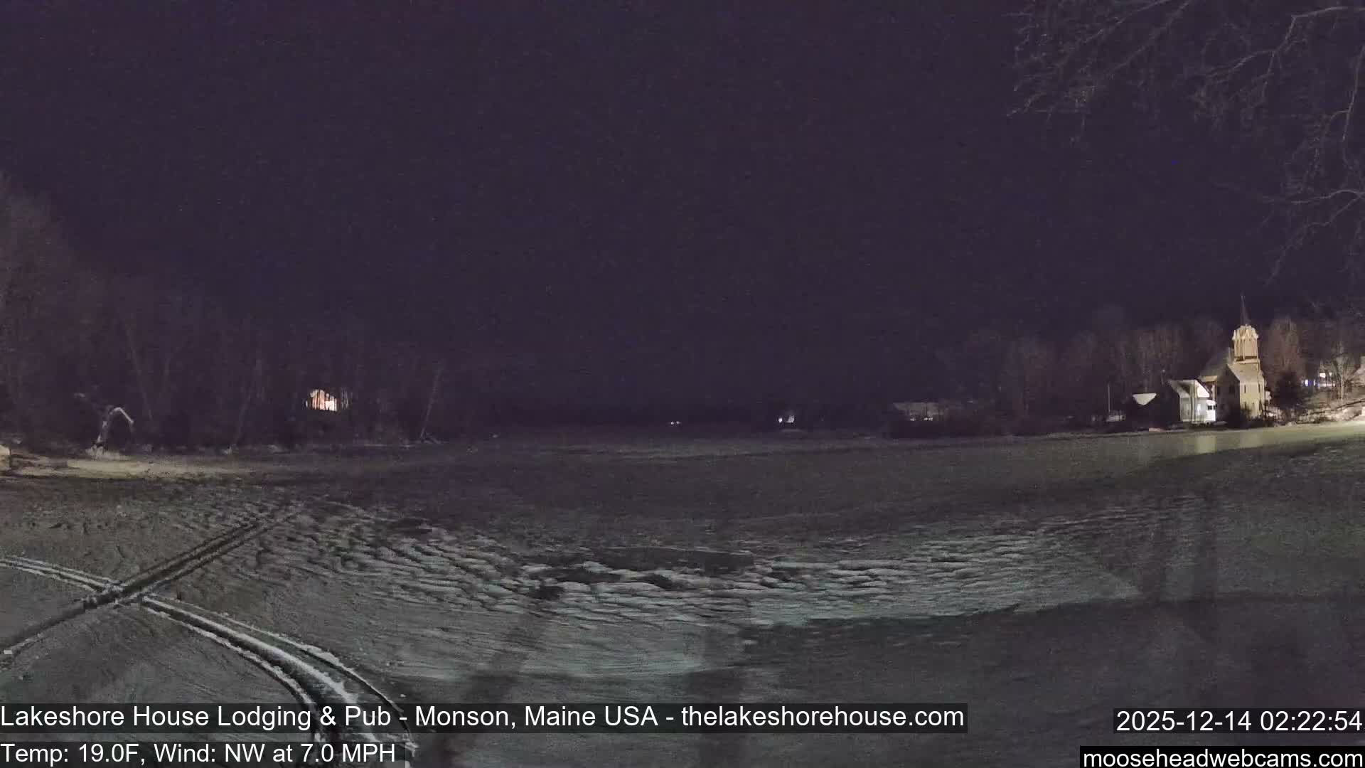 Lake Hebron Live Cam - Monson, Maine, USA