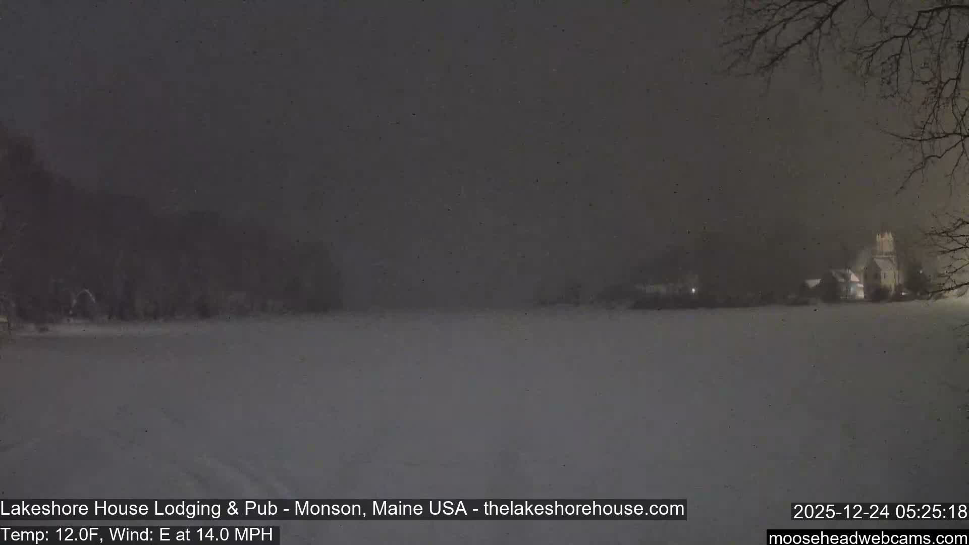 Lake Hebron Live Cam - Monson, Maine, USA