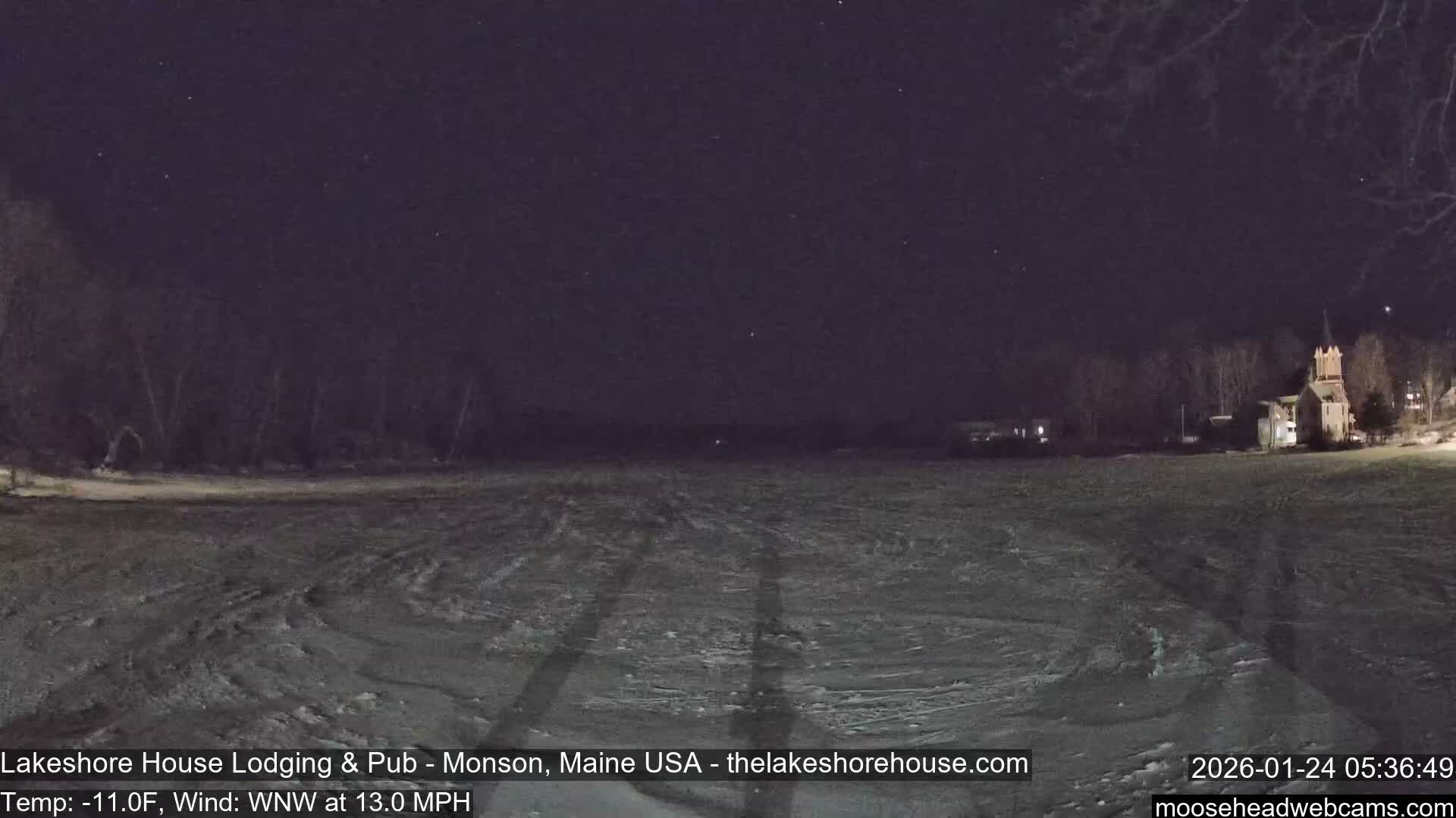 Lake Hebron Live Cam - Monson, Maine, USA