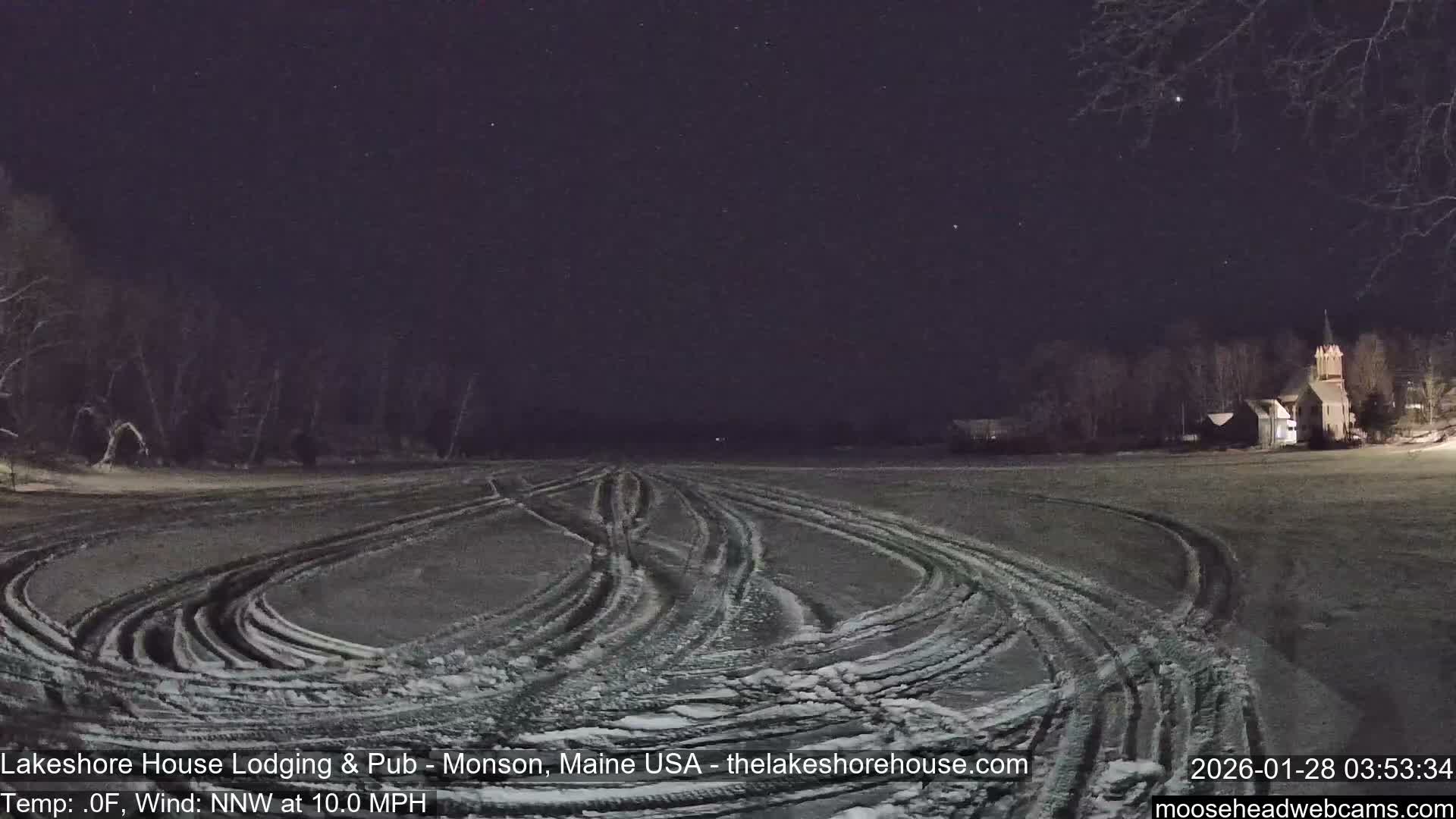 Lake Hebron Live Cam - Monson, Maine, USA