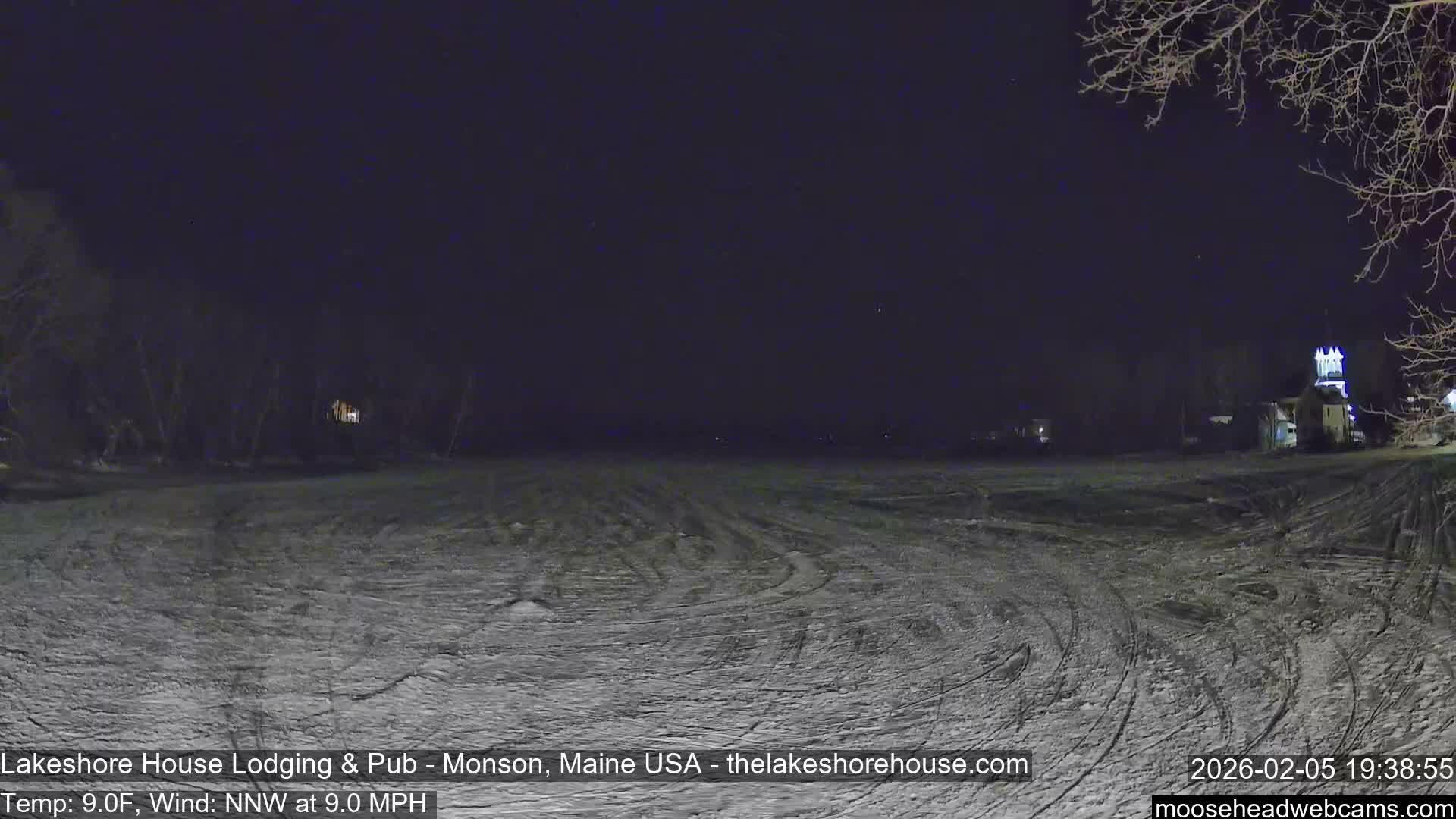 Lake Hebron Live Cam - Monson, Maine, USA