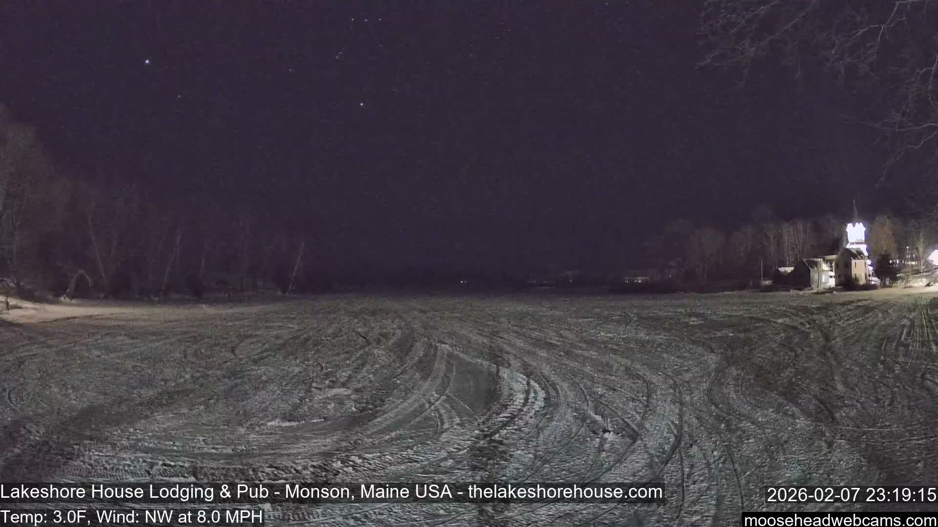 Lake Hebron Live Cam - Monson, Maine, USA