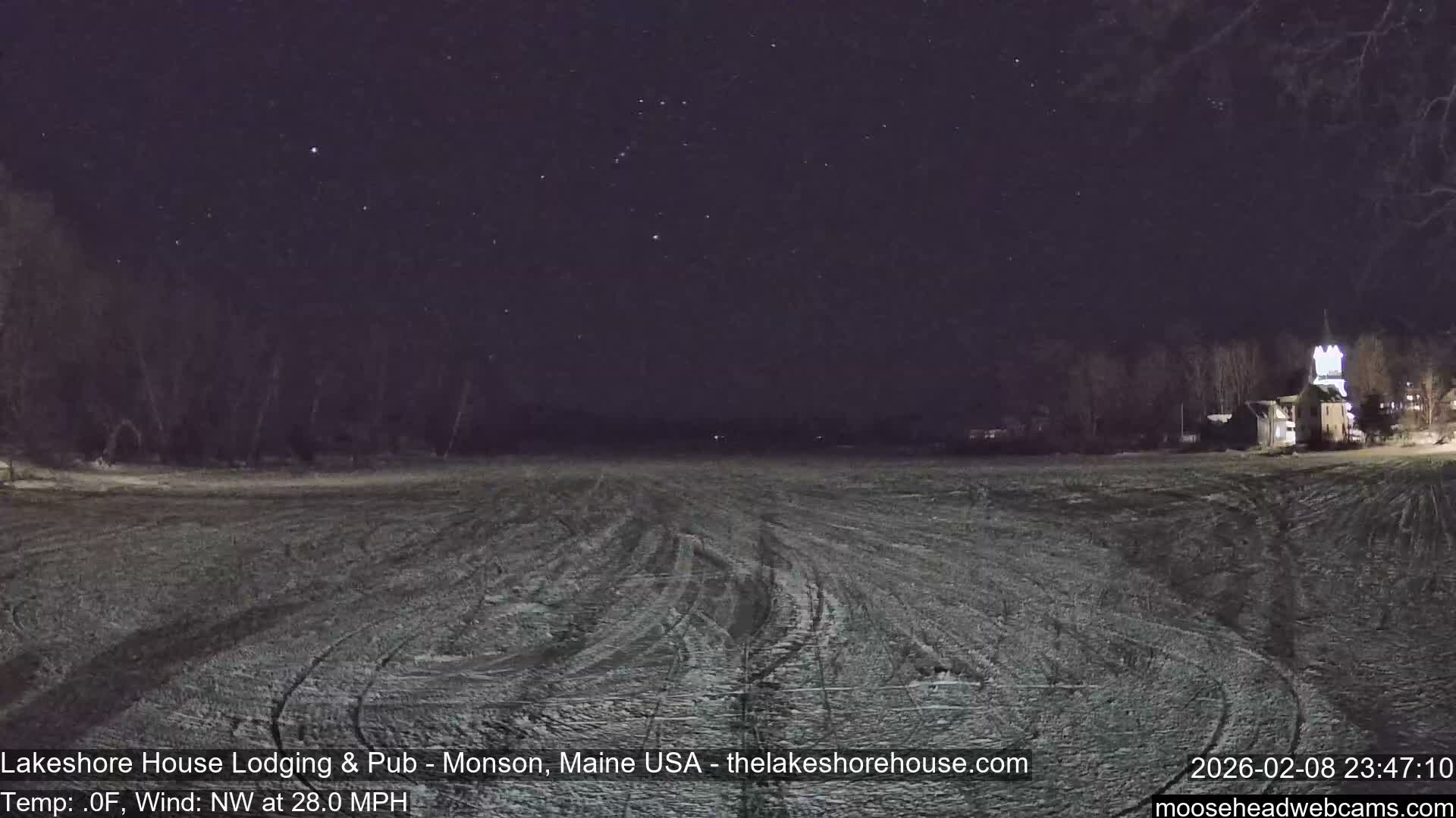 Lake Hebron Live Cam - Monson, Maine, USA