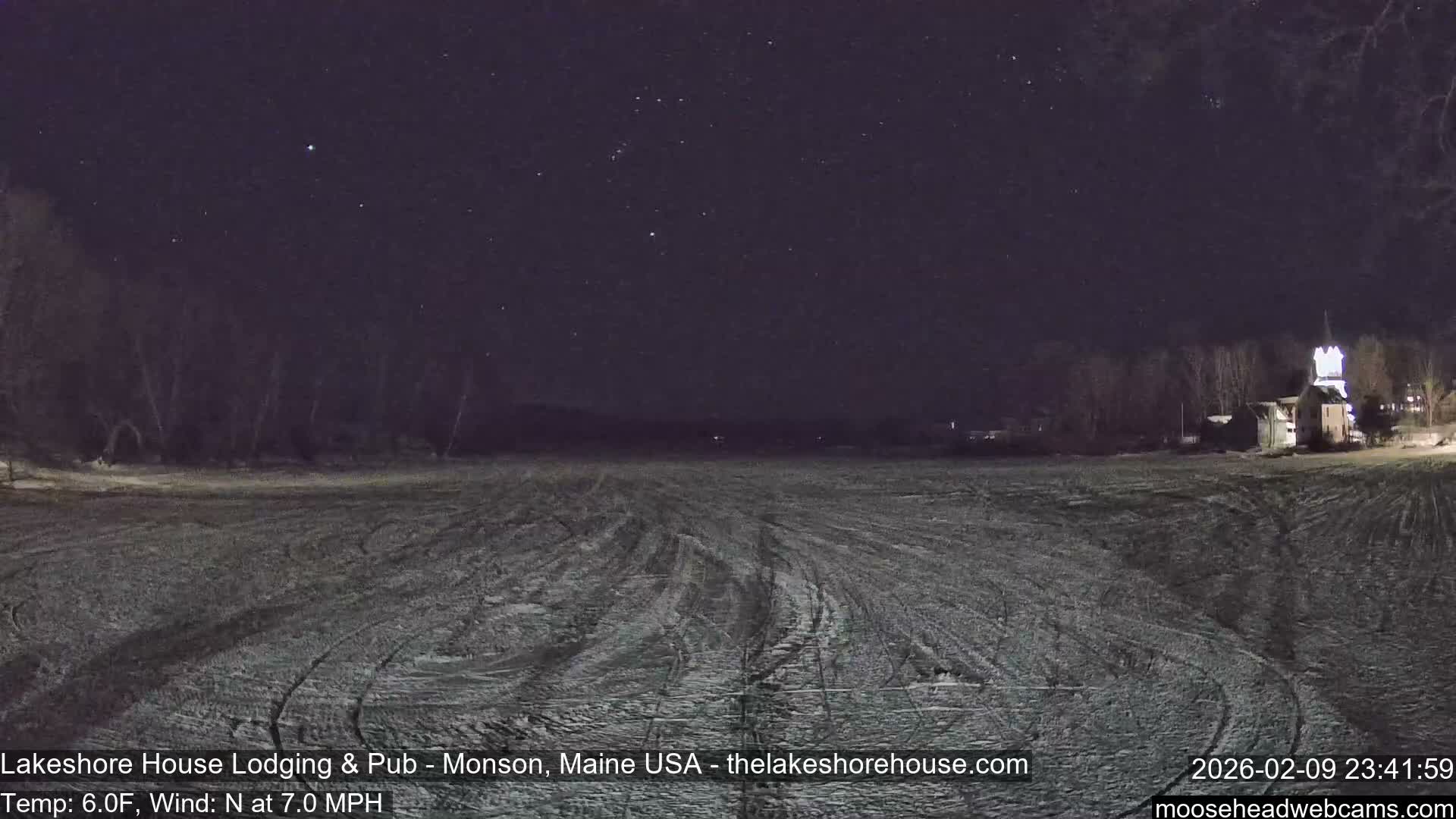 Lake Hebron Live Cam - Monson, Maine, USA