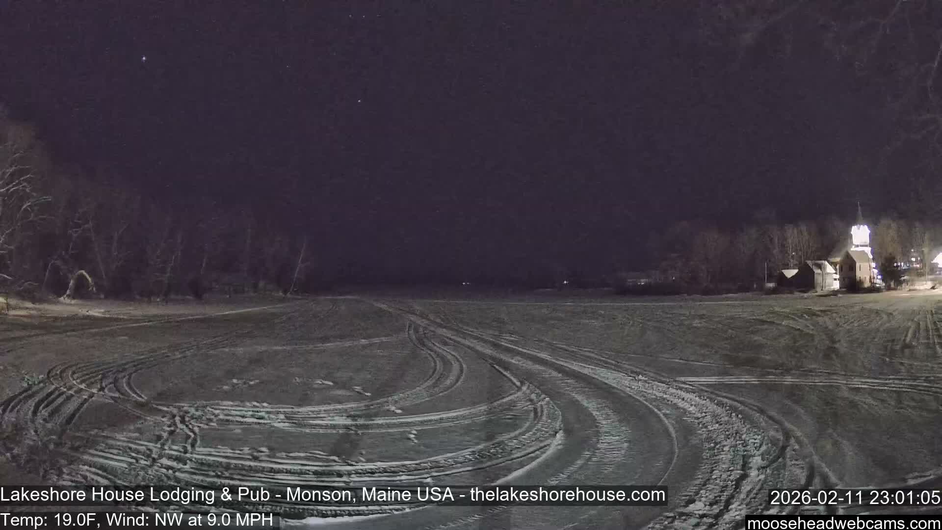 Lake Hebron Live Cam - Monson, Maine, USA