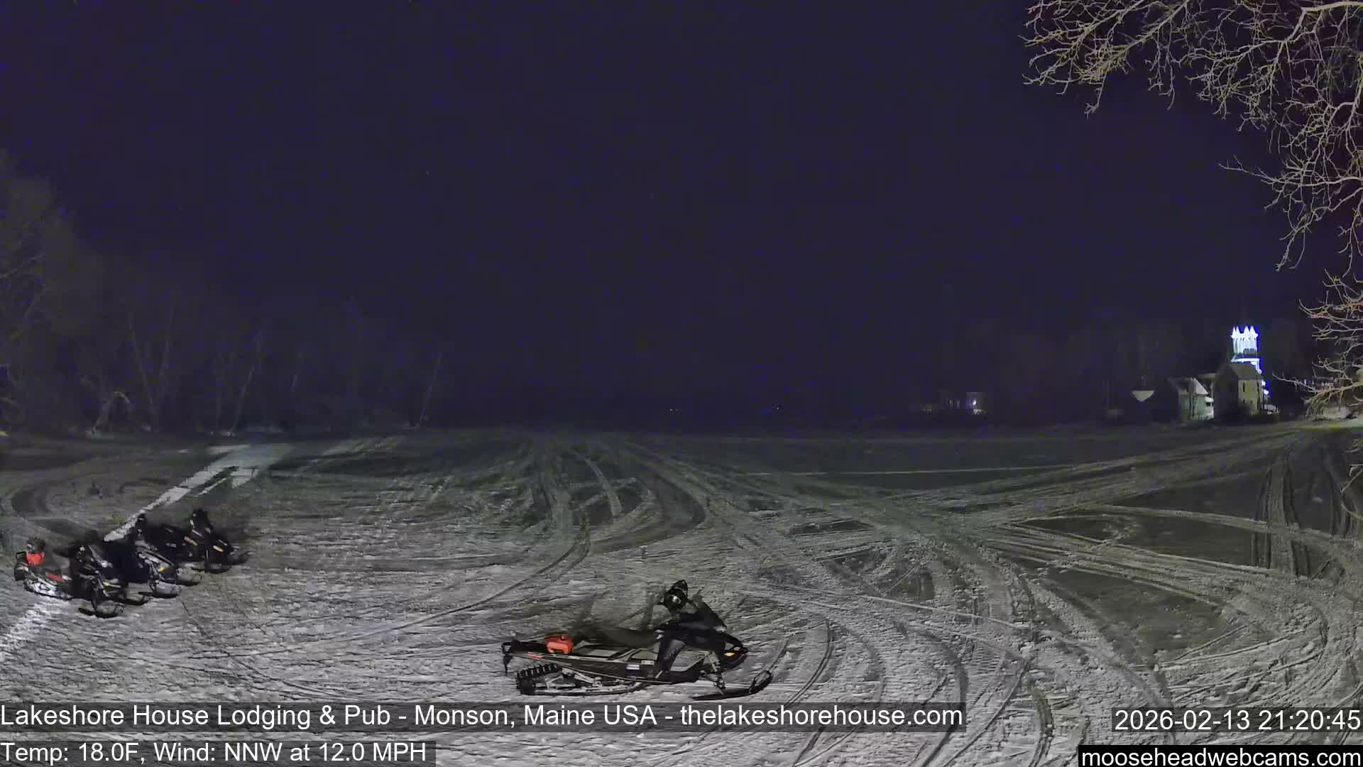 Lake Hebron Live Cam - Monson, Maine, USA