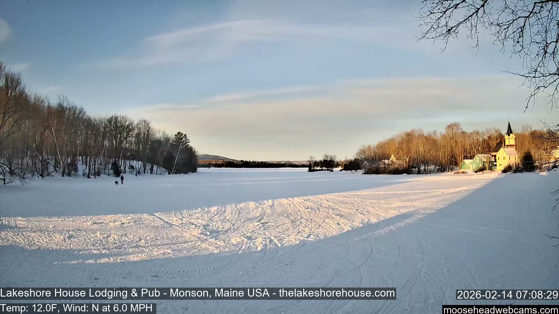 Lake Hebron Live Cam - Monson, Maine, USA