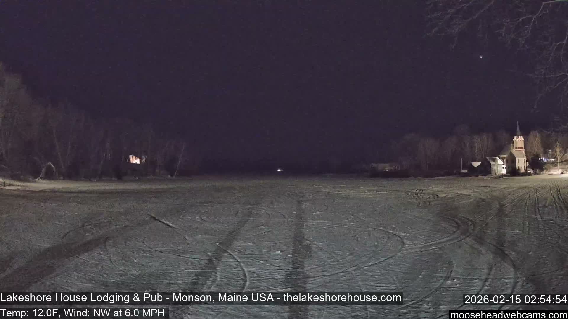 Lake Hebron Live Cam - Monson, Maine, USA