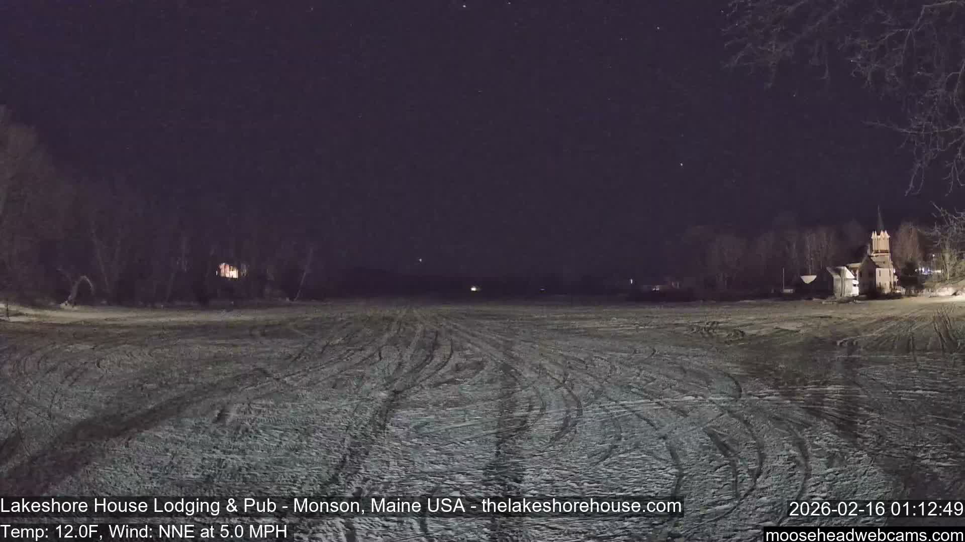 Lake Hebron Live Cam - Monson, Maine, USA