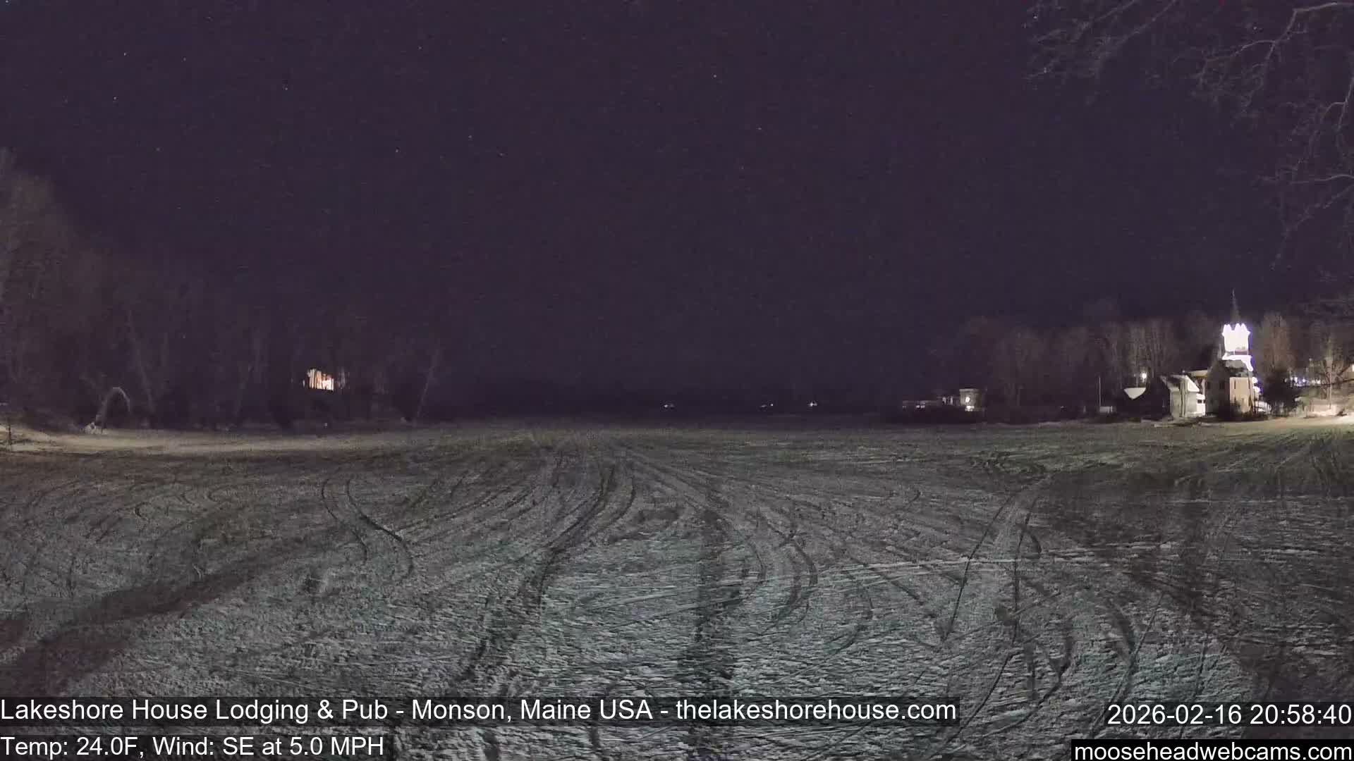Lake Hebron Live Cam - Monson, Maine, USA