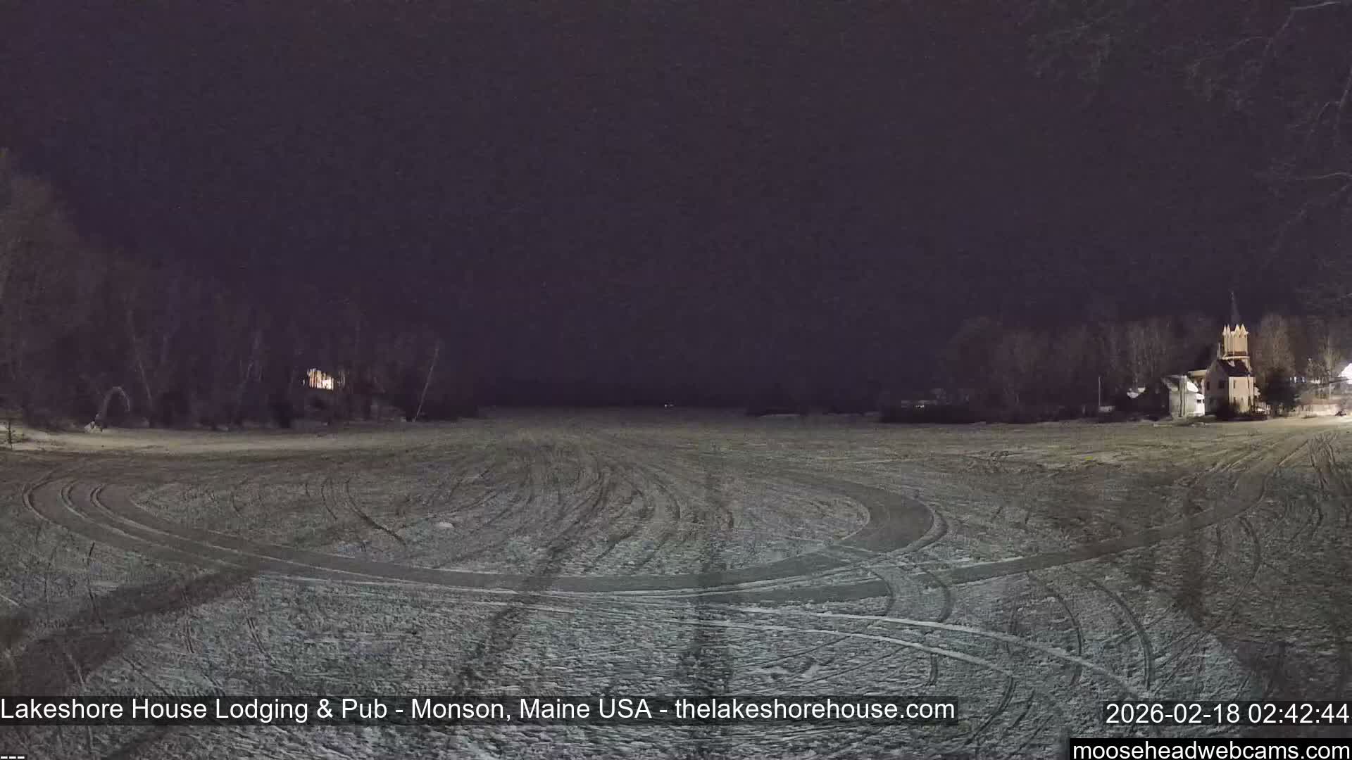 Lake Hebron Live Cam - Monson, Maine, USA