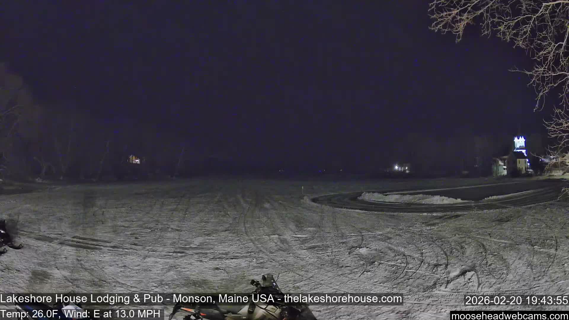 Lake Hebron Live Cam - Monson, Maine, USA