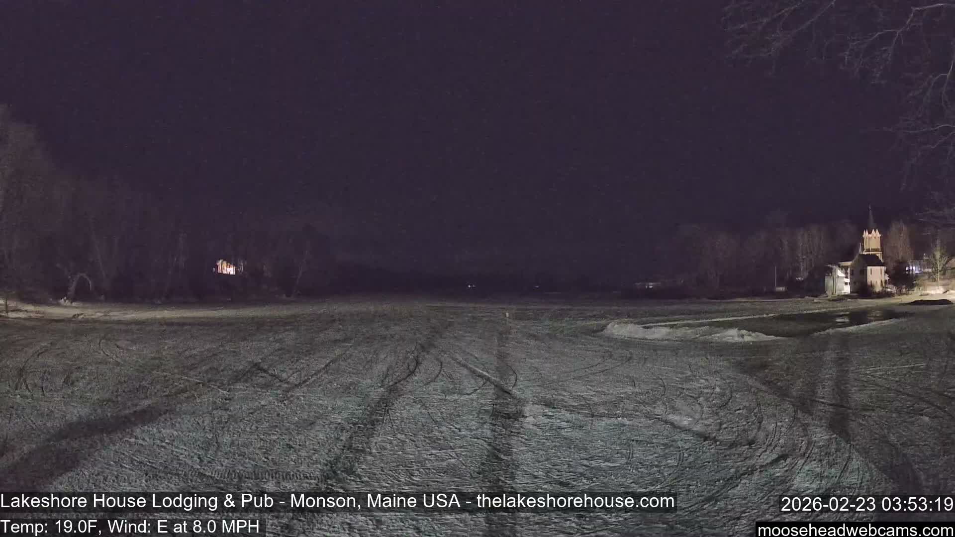 Lake Hebron Live Cam - Monson, Maine, USA
