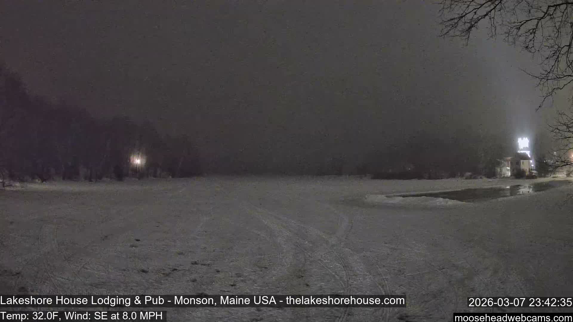 Lake Hebron Live Cam - Monson, Maine, USA